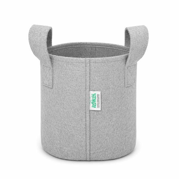 Indigrow Superior Geo Fabric Grow Bag 8x8 Inch | 400 GSM Heavy Duty | UV Protected | Air Pruning Breathable Fabric Pot with Handles | For Chilli, Spinach, Coriander & Kitchen Garden Plants(2.2 Gallons)