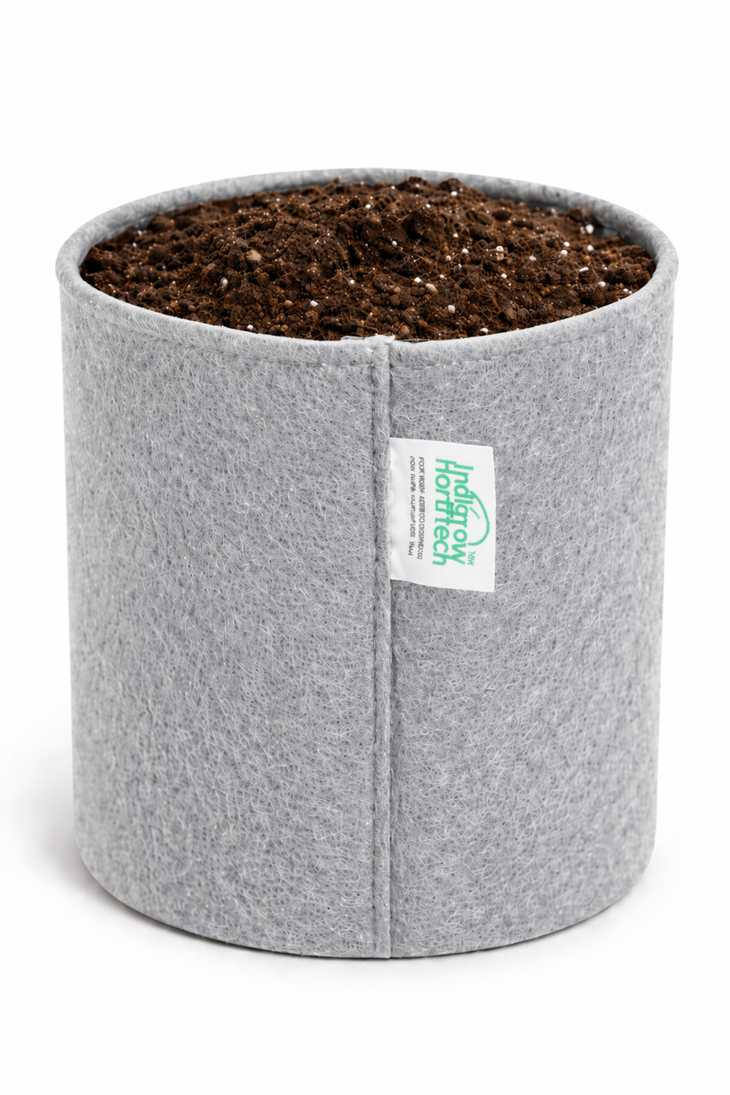 Indigrow Superior Geo Fabric Grow Bag 6x6 Inch | 400 GSM Heavy Duty | UV Protected | Air Pruning Breathable Fabric Pot with Handles | For Herbs, Coriander, Mint & Small Plants