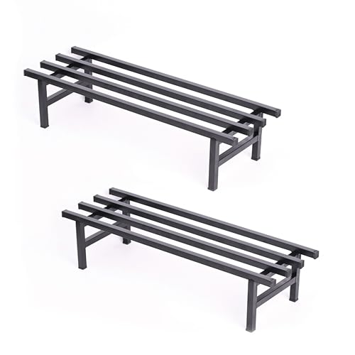 Indigrow Square Tube Rectangular Single Step Plant Stand (Set of 2)