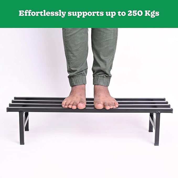 Indigrow Square Tube Rectangular Single Step Plant Stand (Set of 2)