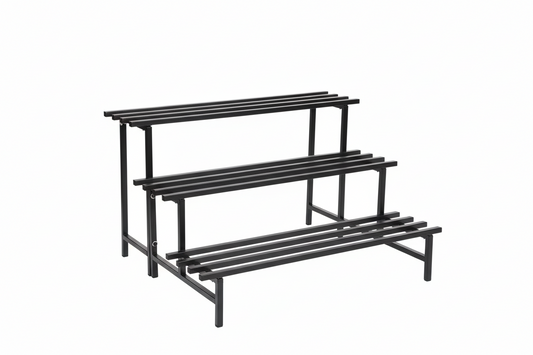 INDIGROW HORTITECH Heavy Duty  3-Tier Square Tube Plant Stand  | Heavy Duty Iron Pot Stand for Balcony, Home Decor, Indoor and Outdoor Use