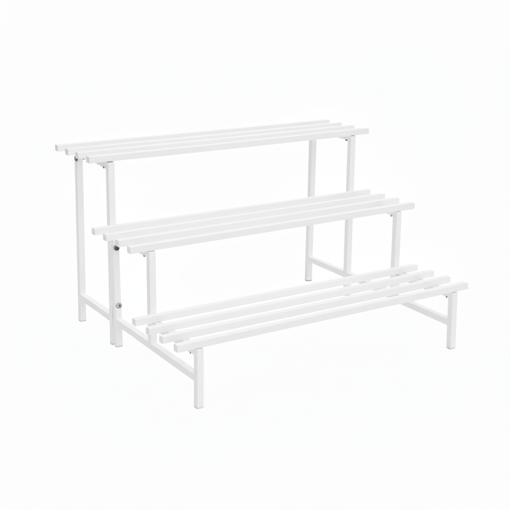 Indigrow Heavy Duty  3-Tier Square Tube Plant Stand  | Heavy Duty Iron Pot Stand for Balcony, Home Decor, Indoor and Outdoor Use