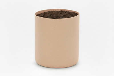 Indigrow Superior Geo Fabric Grow Bag 18x18 Inch | 400 GSM Premium Heavy Duty | UV Protected | Extra Large Breathable Fabric Pot with Handles | For Brinjal, Capsicum, Banana, Papaya & Fruit Plants |