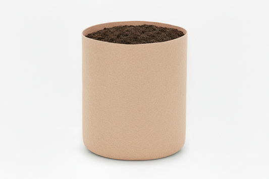 Indigrow Superior Geo Fabric Grow Bag 18x18 Inch | 400 GSM Premium Heavy Duty | UV Protected | Extra Large Breathable Fabric Pot with Handles | For Brinjal, Capsicum, Banana, Papaya & Fruit Plants |