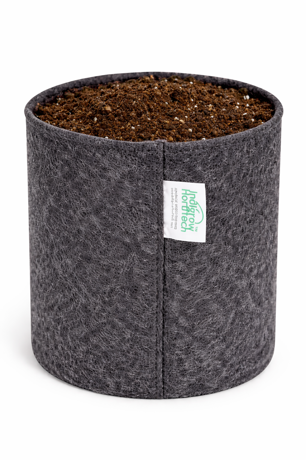 Indigrow Superior Geo Fabric Grow Bag 6x6 Inch | 400 GSM Heavy Duty | UV Protected | Air Pruning Breathable Fabric Pot with Handles | For Herbs, Coriander, Mint & Small Plants