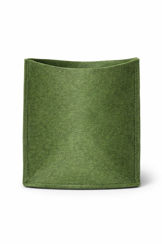 Indigrow Hortitech 8x8 Inch Square Non-Woven Geo Fabric Grow Bag | 400SM Heavy Duty | UV Stabilised | Air Pruning Breathable Fabric Pot