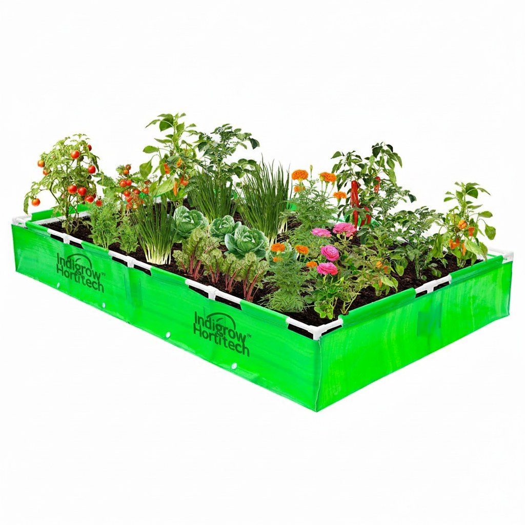 HDPE Rectangular Grow Bag | 8x3x1 Ft | 360 GSM