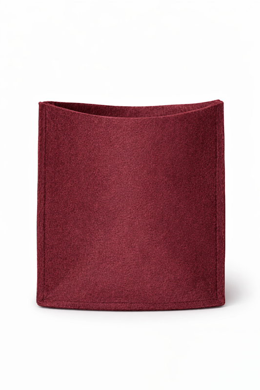 Indigrow Hortitech 10x10 Inch Square Non-Woven Geo Fabric Grow Bag | 400SM Heavy Duty | UV Stabilised | Air Pruning Breathable Fabric Pot