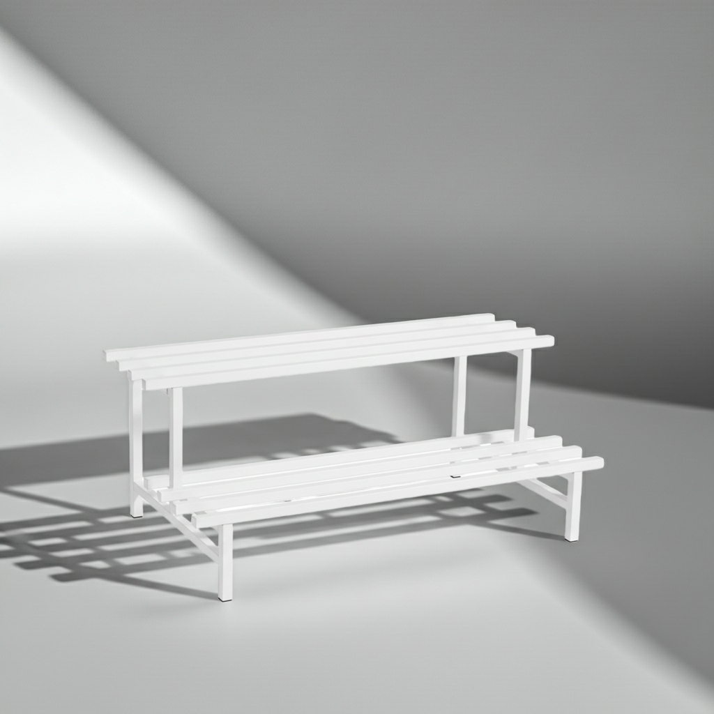 Indigrow Heavy Duty  2-Tier Square Tube Plant Stand  | Heavy Duty Iron Pot Stand for Balcony, Home Decor, Indoor and Outdoor Use