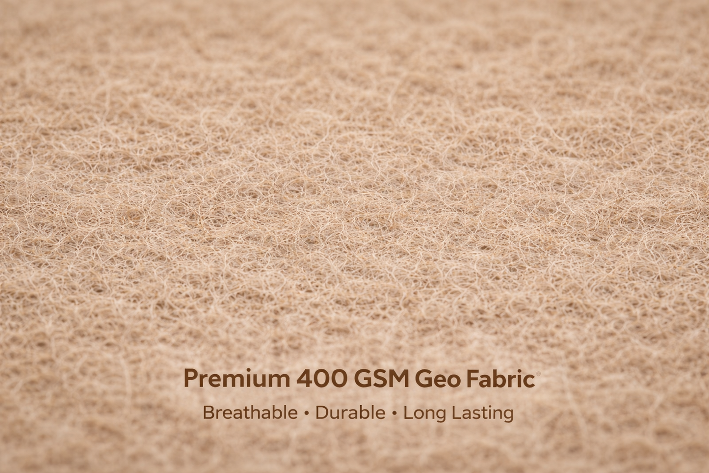 Indigrow Superior Geo Fabric Grow Bag 6x6 Inch | 400 GSM Heavy Duty | UV Protected | Air Pruning Breathable Fabric Pot with Handles | For Herbs, Coriander, Mint & Small Plants