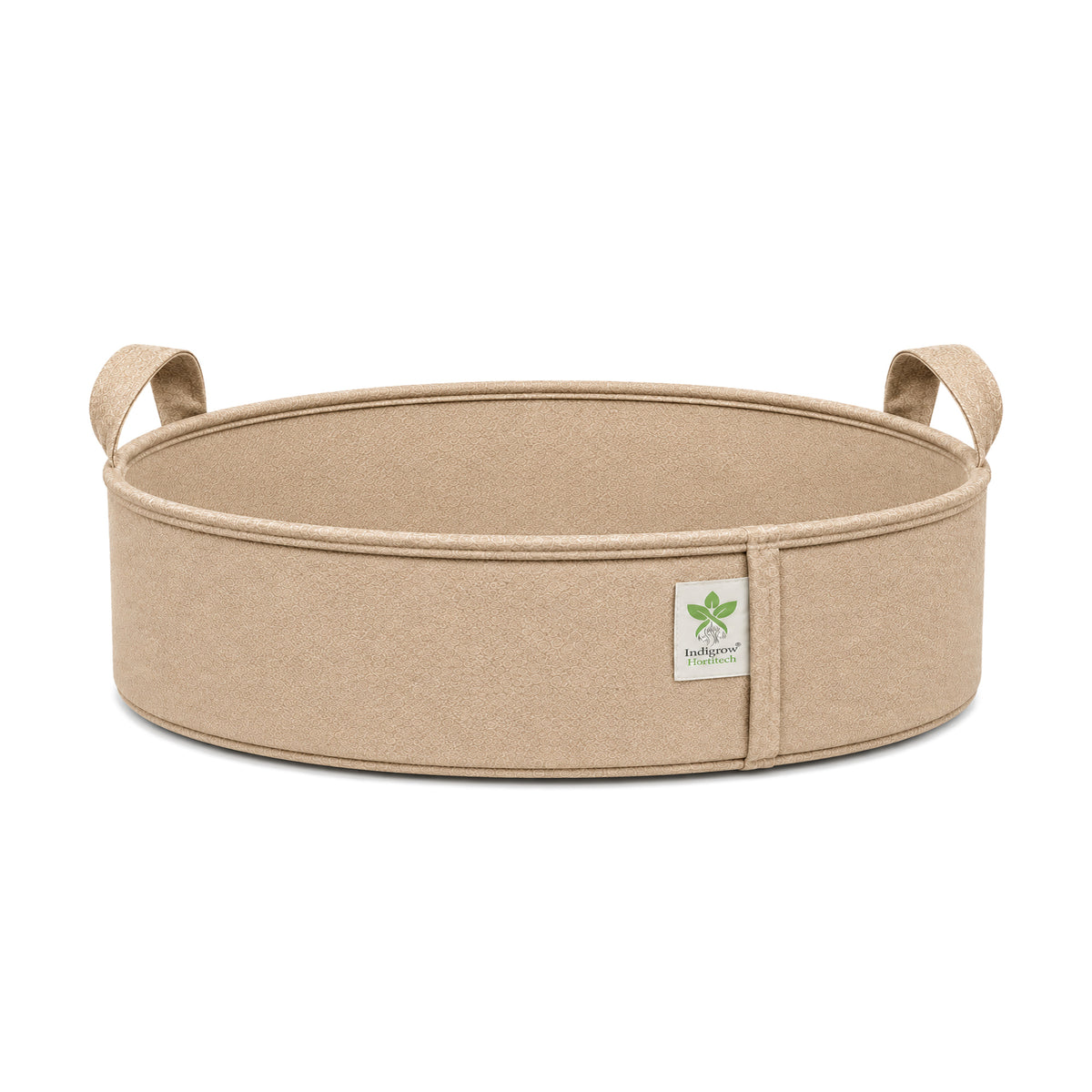 Beige low-profile grow bag 18x6 pack of 1