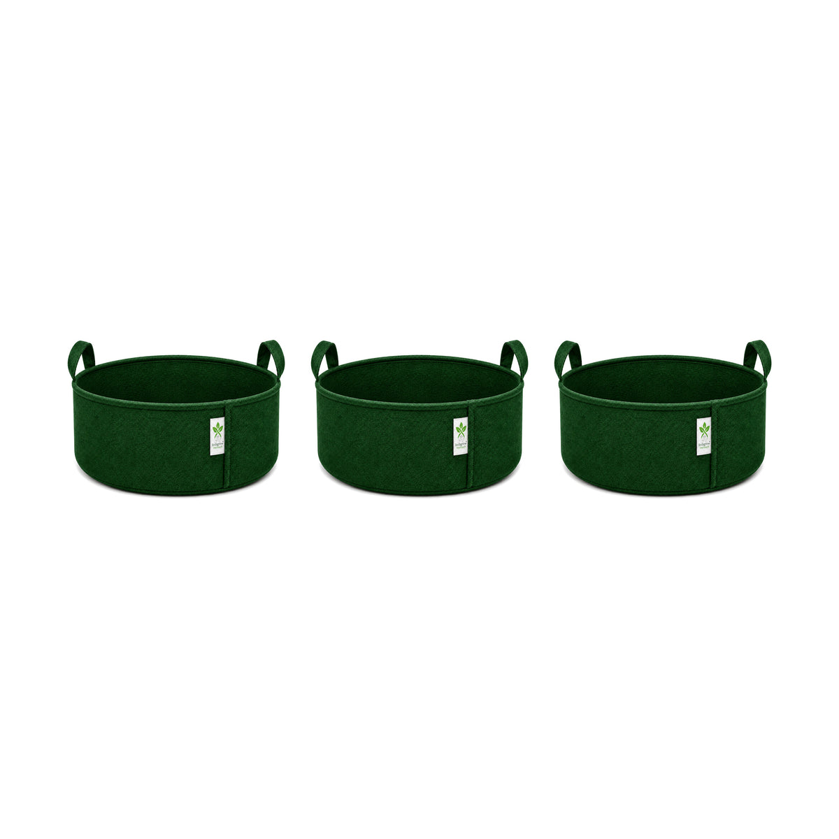 Green low-profile grow bag 12x6 pack of 3 v2