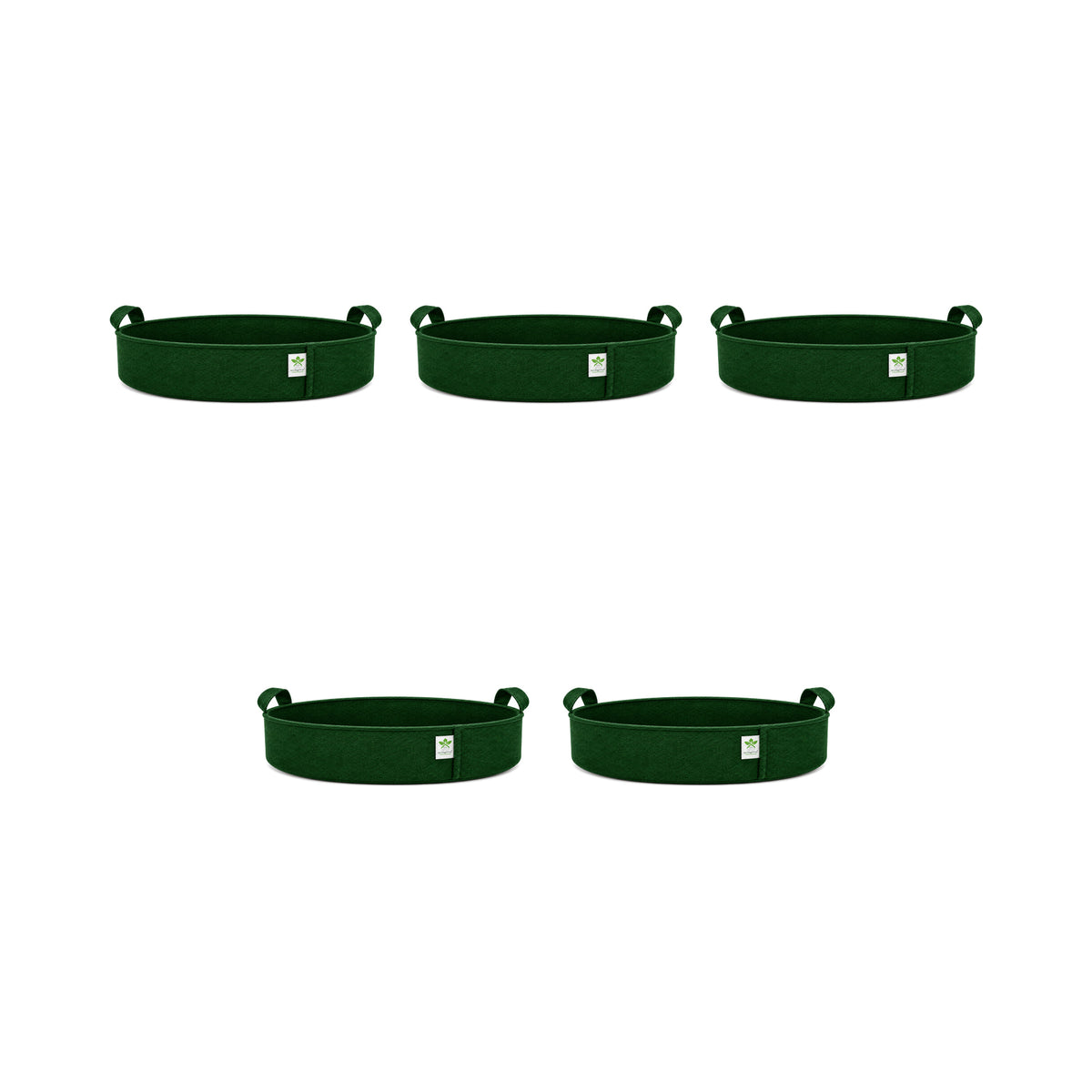 Green low-profile grow bag 24x6 pack of 5 v2