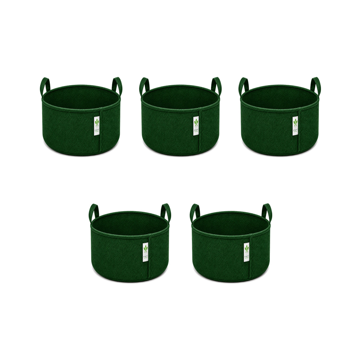 Green low-profile grow bag 9x6 pack of 5 v2