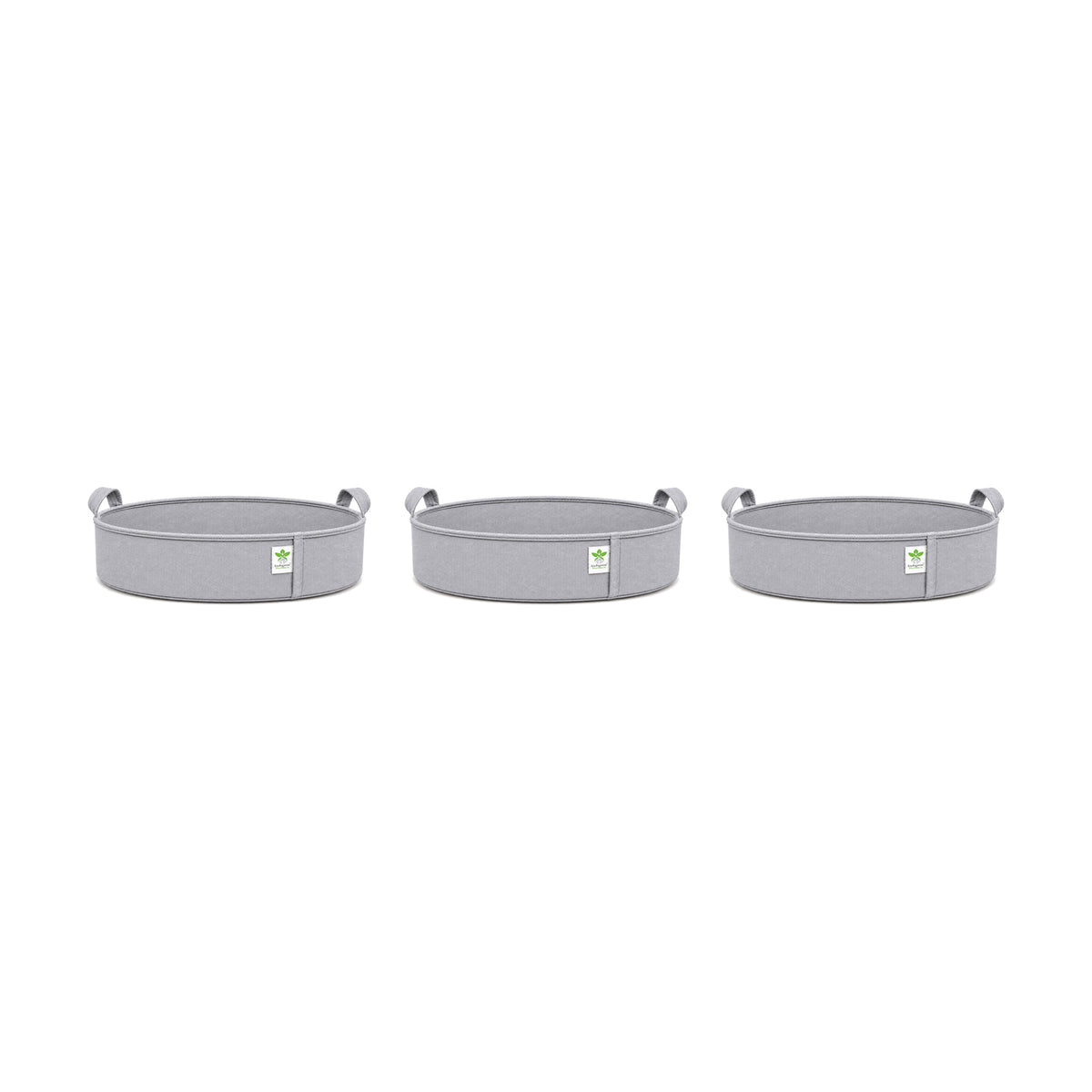Grey low-profile grow bag 21x6 pack of 3 v2