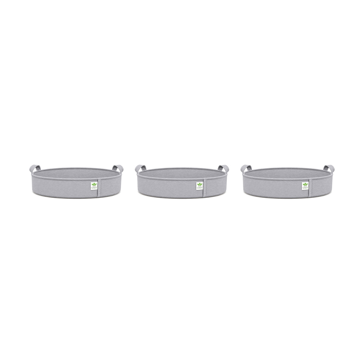 Grey low-profile grow bag 24x6 pack of 3 v2