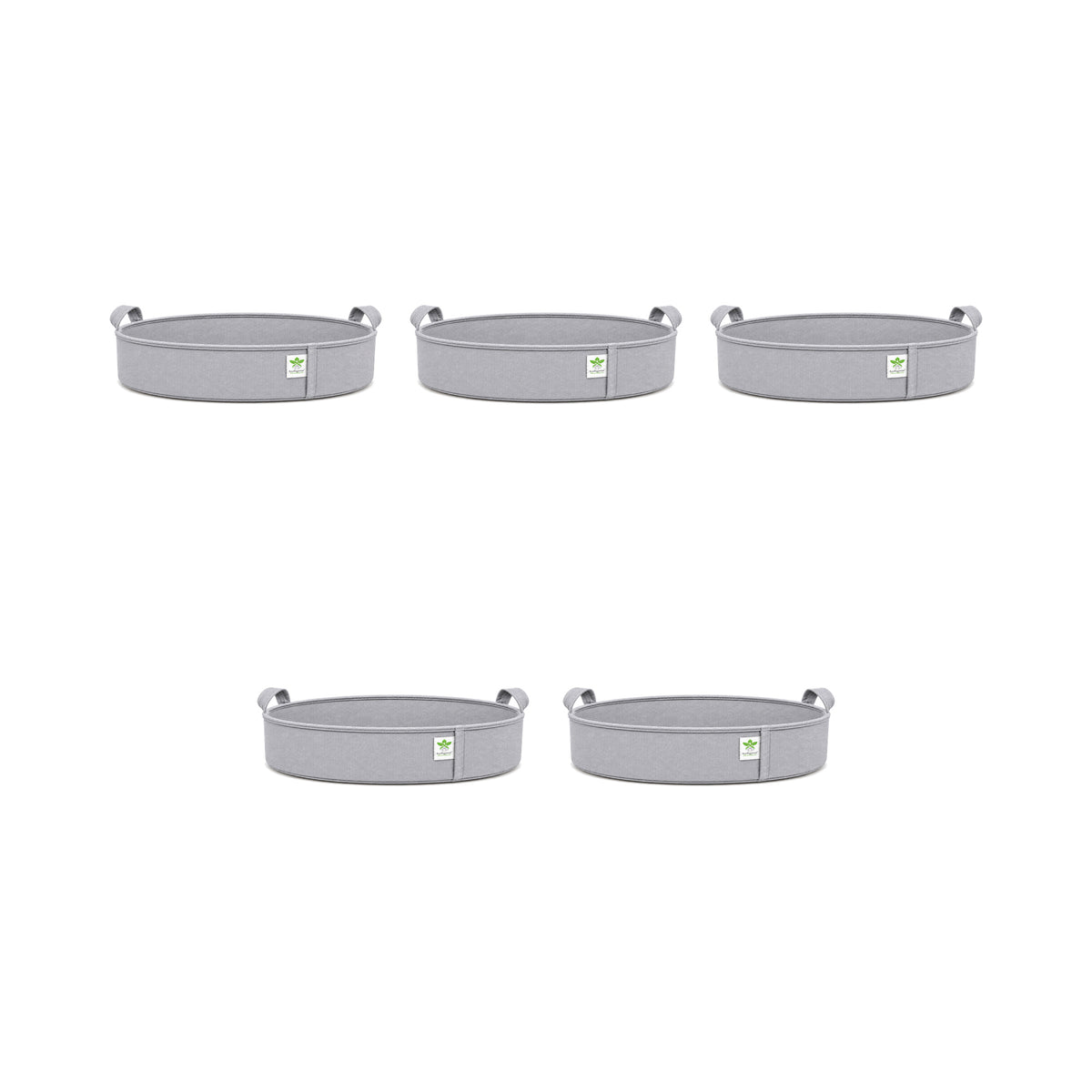 Grey low-profile grow bag 24x6 pack of 5 v2