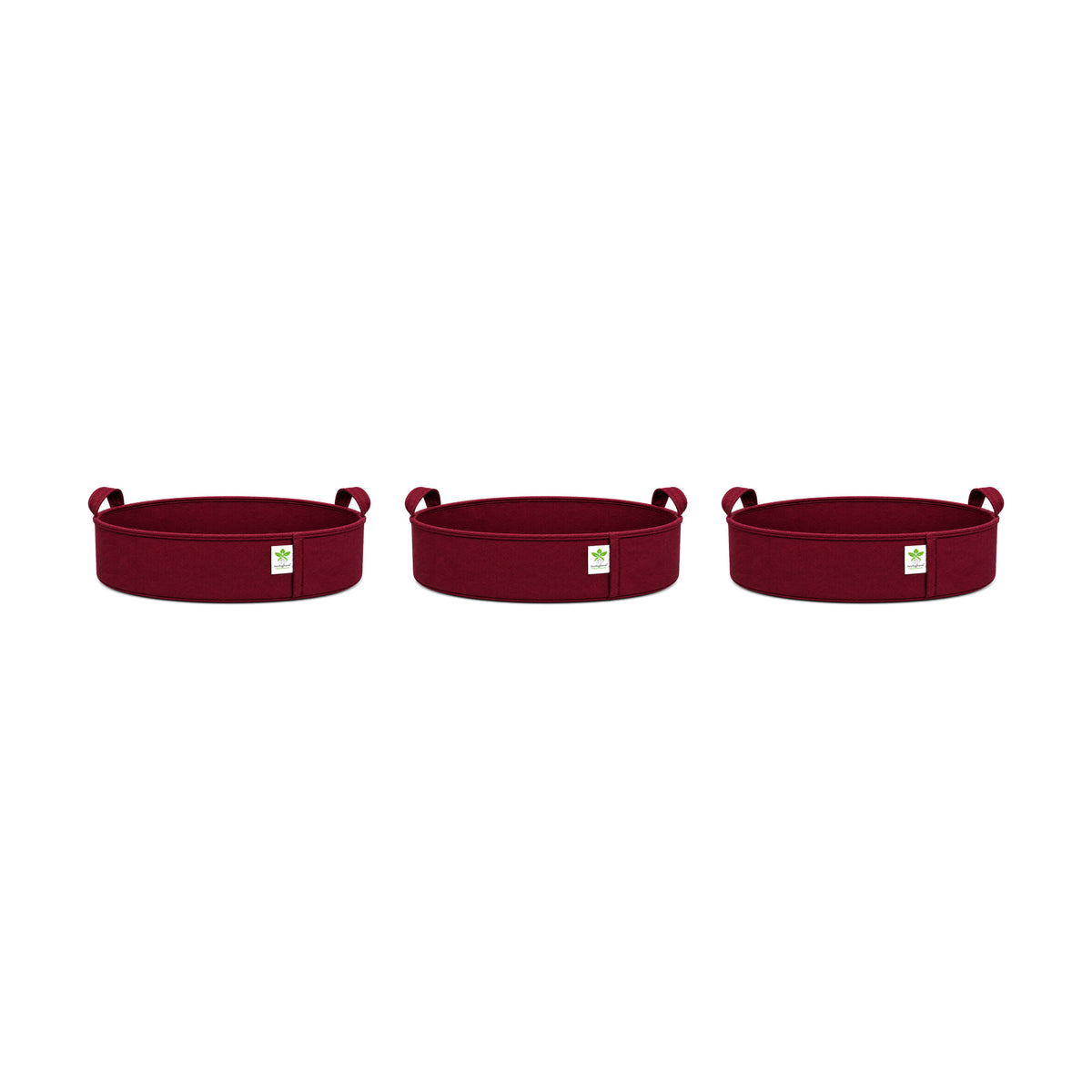 Maroon low-profile grow bag 21x6 pack of 3 v2