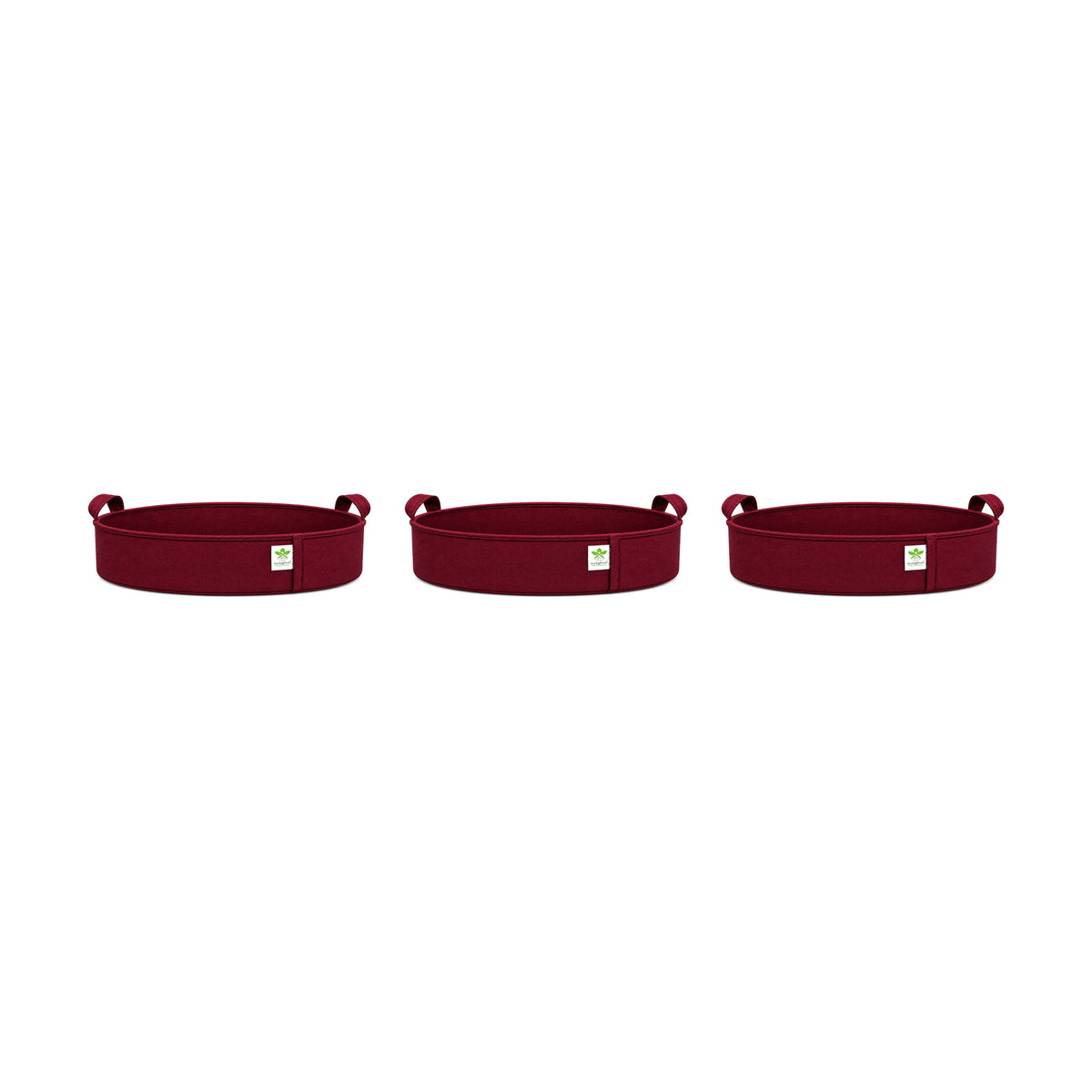 Maroon low-profile grow bag 24x6 pack of 3 v2